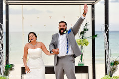 Indian couple having a great time at wedding ceremony indian wedding mandap,outdoor indian wedding decor,indian destination wedding