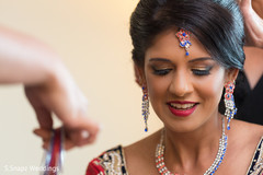 Maharani bridal makeup look. indian bride getting ready,indian bride,indian bridal hair and makeup