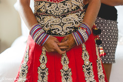 Indian bride's lengha. indian bride getting ready,indian bride,indian wedding lengha