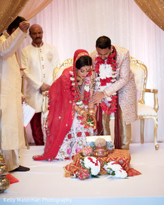 Lovely indian couple photography at wedding ceremony Lovely indian couple photography at wedding ceremony