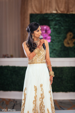 Gorgeous white and gold lengha indian fusion wedding reception,indian bridal fashions