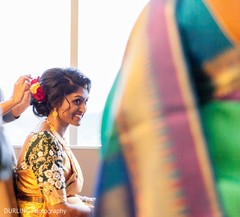 Lovely indian bride getting ready for wedding ceremony Lovely indian bride getting ready for wedding ceremony