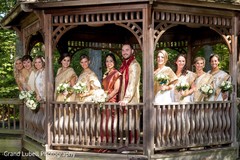 Gazelle bridal portrait indian bridal lengha,indian bridesmaids,indian bridal bouquet