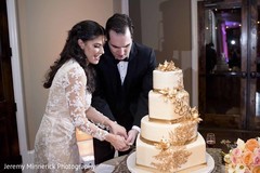 Cutting the cake ceremony Cutting the cake ceremony