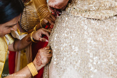 Indian bride almost ready for wedding ceremony Indian bride almost ready for wedding ceremony