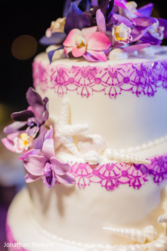 Beach wedding cake. Beach wedding cake.