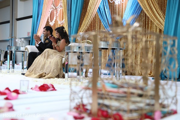 Wedding reception stage