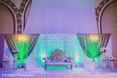 Enchanting wedding reception stage. Enchanting wedding reception stage.