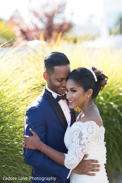Sweet first look portrait indian couple,indian bride,first look