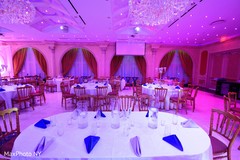 Indian wedding reception before everybody arrived indian wedding reception decor,indian wedding reception,lightning