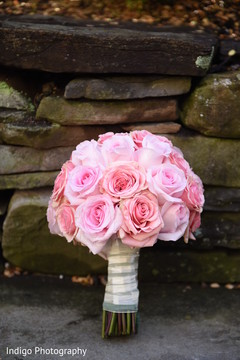 Pink roses bridal bouquet. Pink roses bridal bouquet.