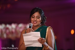Bridesmaid giving a speech Bridesmaid giving a speech
