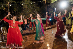 Indian ladies dancing at sangeet ceremony Indian ladies dancing at sangeet ceremony