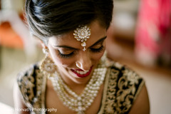 Beautiful indian bride getting ready for wedding ceremony Beautiful indian bride getting ready for wedding ceremony