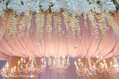 Lovely flower mandap at indian wedding ceremony Lovely flower mandap at indian wedding ceremony