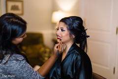Indian bride getting ready for wedding ceremony Indian bride getting ready for wedding ceremony