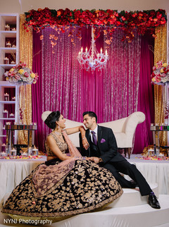Glamorous Indian bride and groom. Glamorous Indian bride and groom.