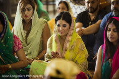 Indian bride pre-wedding celebration. Indian bride pre-wedding celebration.
