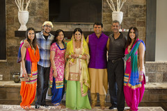 Indian bride's family portrait. Indian bride's family portrait.