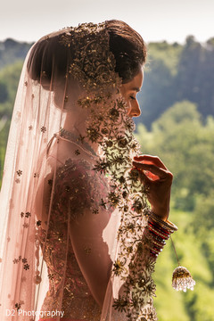 Indian bride ready for wedding ceremony