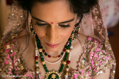 Indian bride photography before wedding ceremony