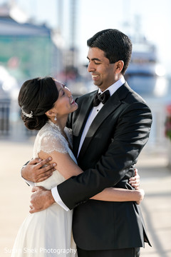 Sweet couple after their wedding ceremony. Sweet couple after their wedding ceremony.