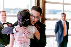Touching wedding ceremony moment. Touching wedding ceremony moment.