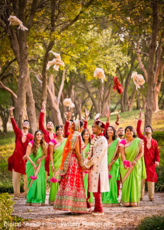 Vibrant portrait of indian couple. Vibrant portrait of indian couple.