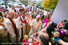 Welcoming the groom Welcoming the groom