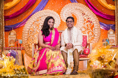 Lovely indian couple photography at sangeet ceremony indian bride and groom,sangeet,indian wedding planning and design
