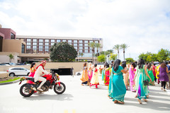 Indian groom's baraat procession Indian groom's baraat procession