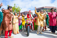 Exciting Baraat procession Exciting Baraat procession