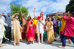 Groom and the baraati Groom and the baraati