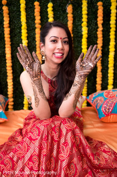 Lovely bride's mehndi art Lovely bride's mehndi art