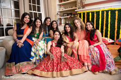 Charming bride and bridesmaid portrait Charming bride and bridesmaid portrait