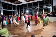 Indian bride and groom enjoying their sangeet party Indian bride and groom enjoying their sangeet party