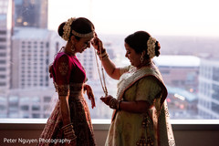 Indian bride's golden necklace Indian bride's golden necklace