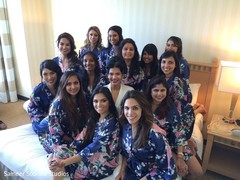 Bridal party getting ready. getting ready,indian bridesmaids,indian bride