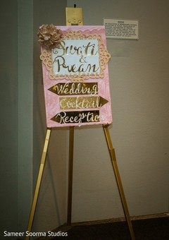 Indian wedding sign. indian wedding reception,floral and decor