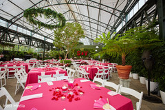 Pink themed Indian wedding reception decor. Pink themed Indian wedding reception decor.