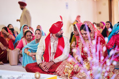 Bride and groom during wedding ceremony Bride and groom during wedding ceremony