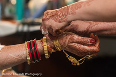 Indian bride getting ready for wedding ceremony Indian bride getting ready for wedding ceremony