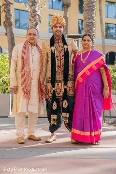 Indian groom's family photography. Indian groom's family photography.