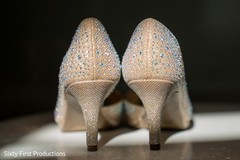 Sparkling Bridal shoes. Sparkling Bridal shoes.