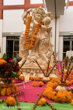 Over the top garba decor. sangeet,floral and decor,pre- wedding celebrations,garba