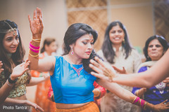 Charming Indian Bride's dance. Charming Indian Bride's dance.