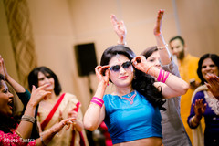 Bride to be showing off her moves. Bride to be showing off her moves.