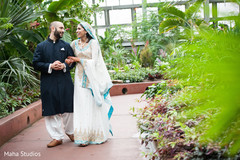 Lovely Pakistani bride and groom portrait. Lovely Pakistani bride and groom portrait.