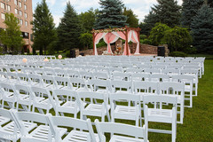 Indian wedding ceremony before everybody arrived indian wedding gallery,outdoor photography,indian wedding planning and design