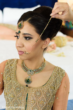 Polki neklace in magnificent bride Polki neklace in magnificent bride
